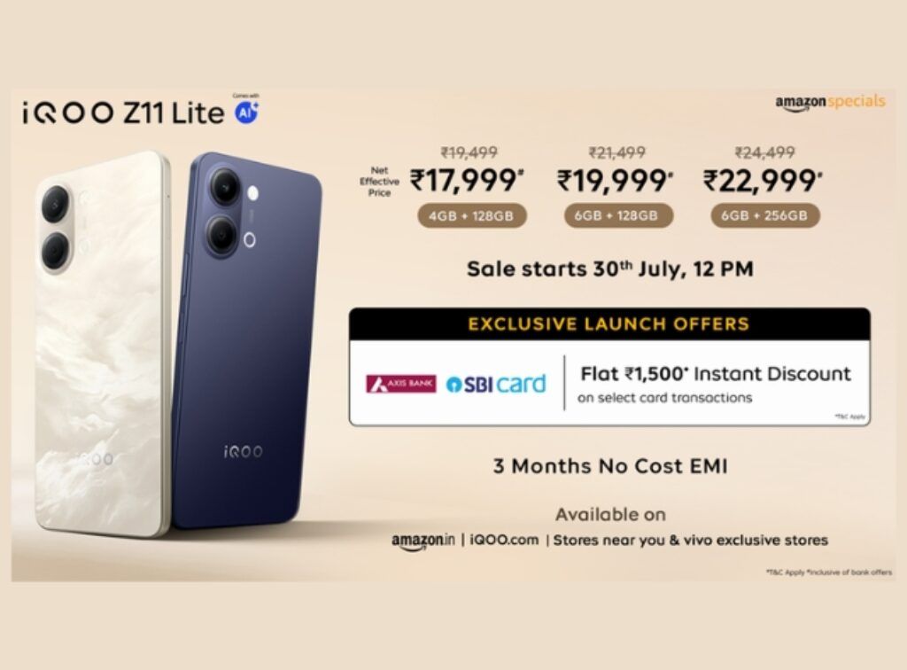 iQOO Z11 Lite 5G price and offers