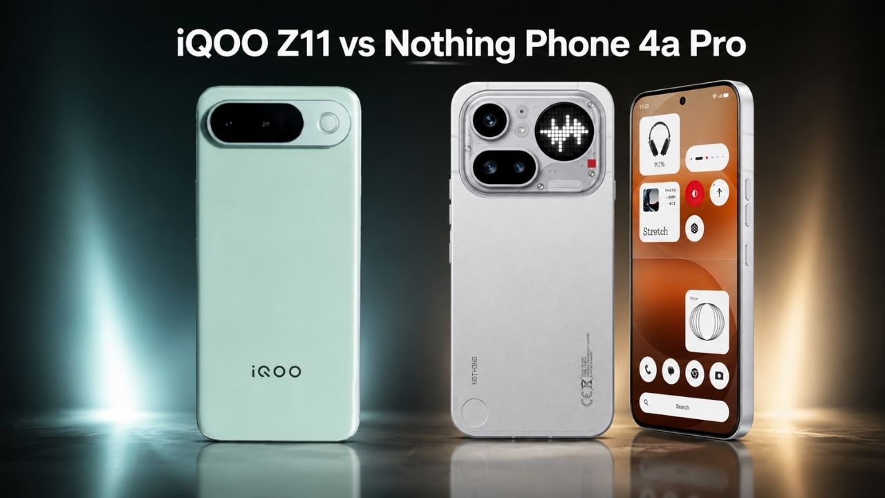 iQOO Z11 vs Nothing Phone 4a Pro: डिजाइन, कैमरा, स्पेक्स, कीमत और अन्य की तुलना