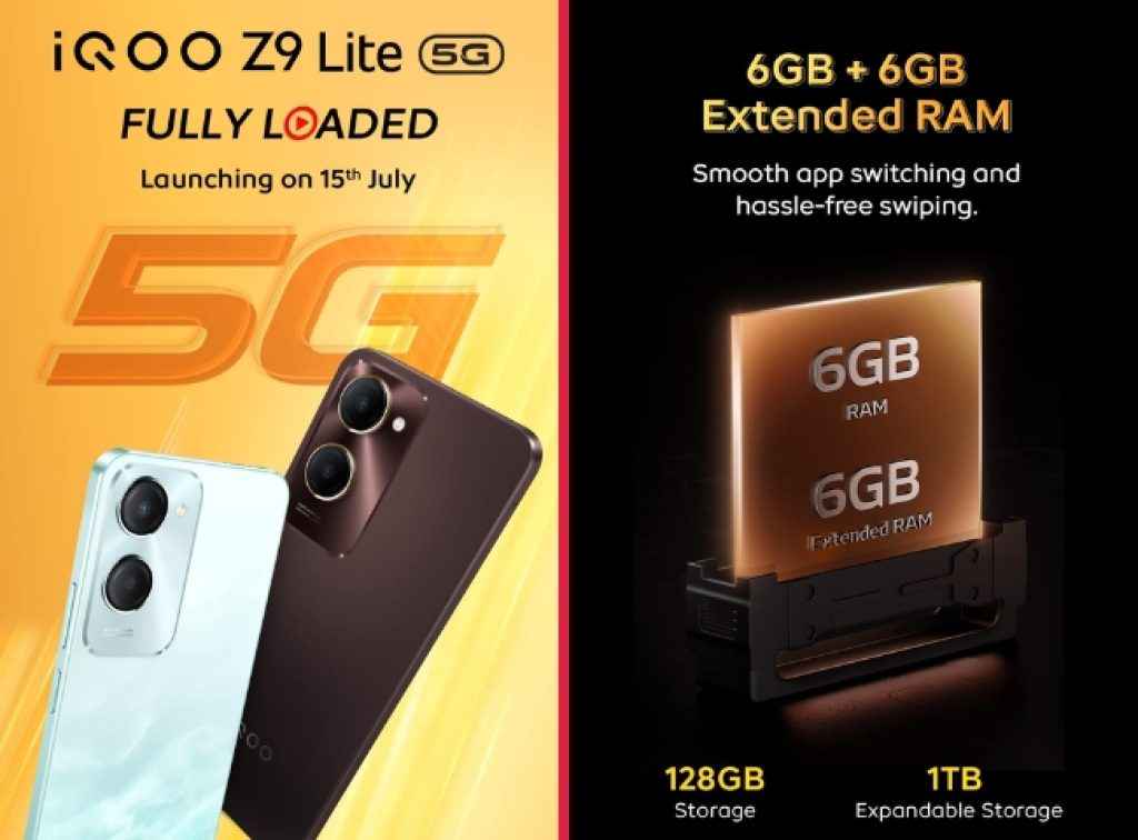 iQOO Z9 Lite 5G RAM Option