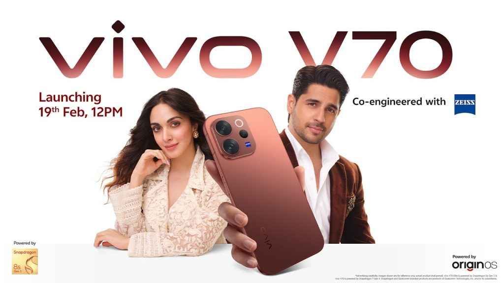 Vivo V70 and V70 Elite launching on 19 Feb