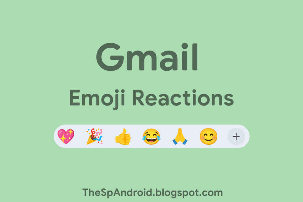 Gmail: Emoji reactions