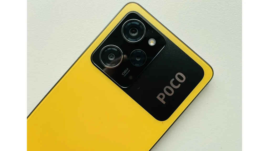 Poco X5 Pro in Yellow 