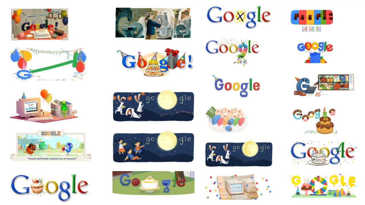 Celebrate 25 years of Google Doodles with these delightful Google