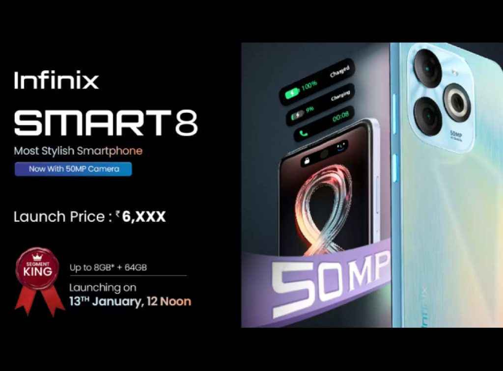 infinix Upcoming Mobile smart 8  Expected Price