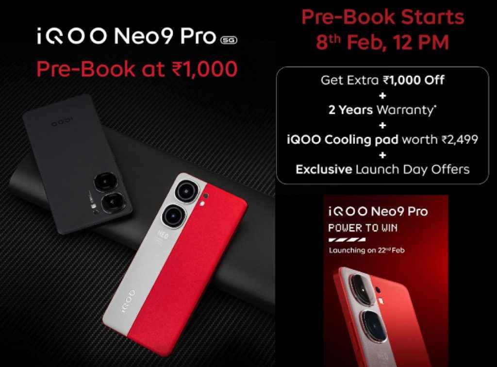 iQOO Neo9 Pro Pre-Book