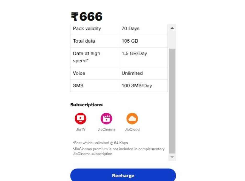 Jio vs Vi Plan Comparison