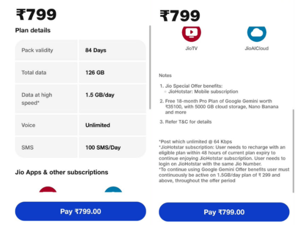 jio 84 days affordable recharge plan