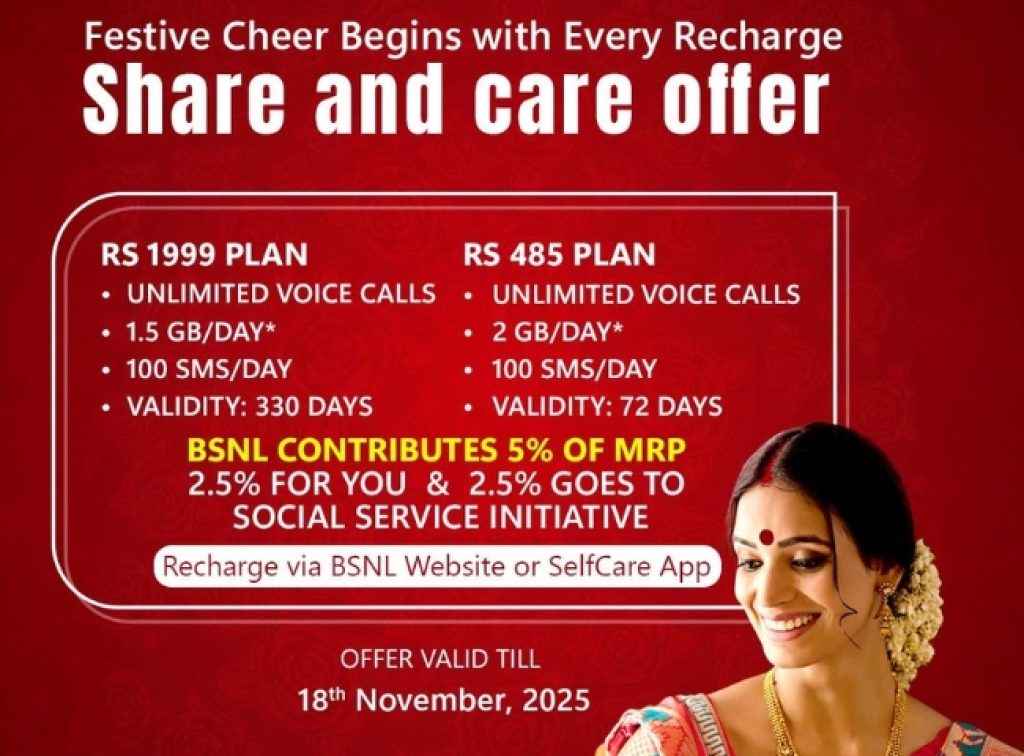 BSNL 72 Days Plan