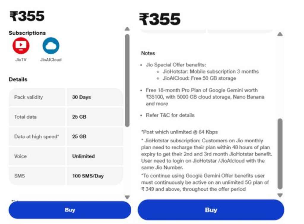 jio rs 355