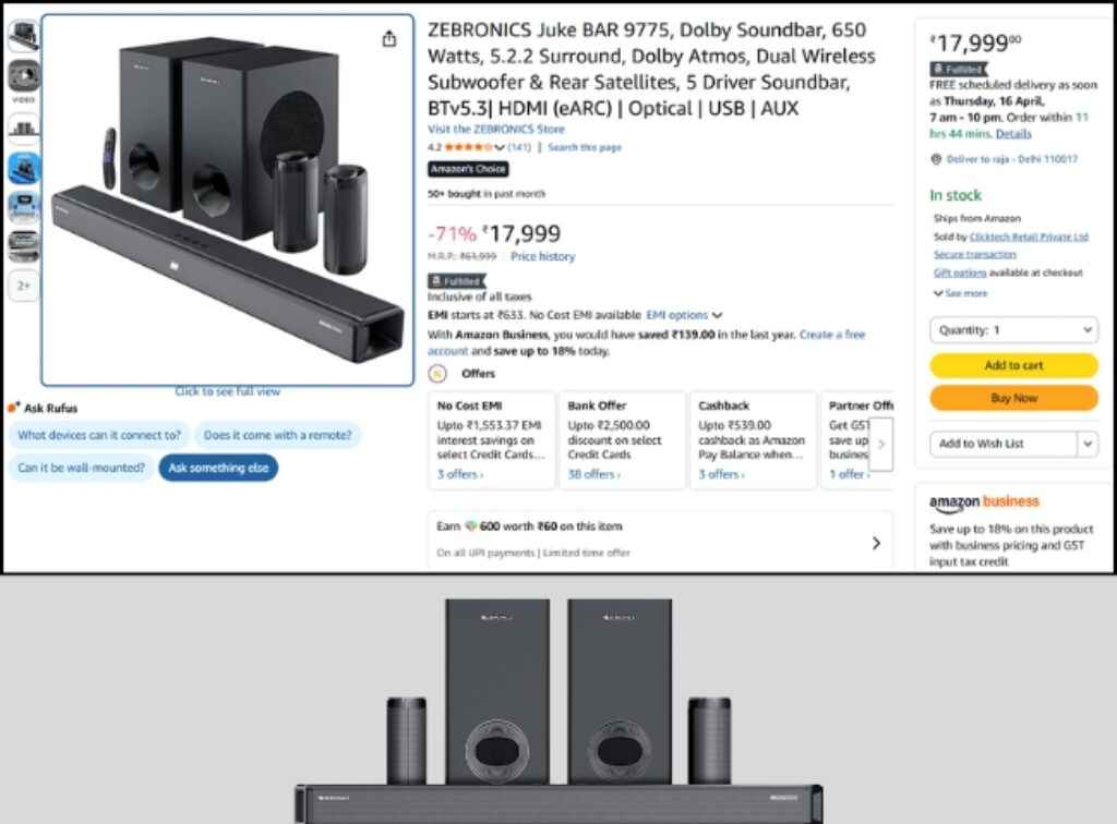 latest 5.2.2 Dolby Atmos soundbar deal