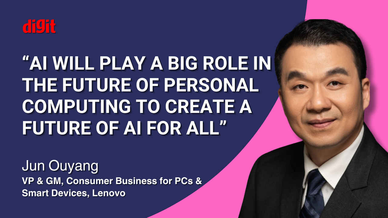The traditional PC will transform into an AI PC, says Lenovo’s Jun Ouyang