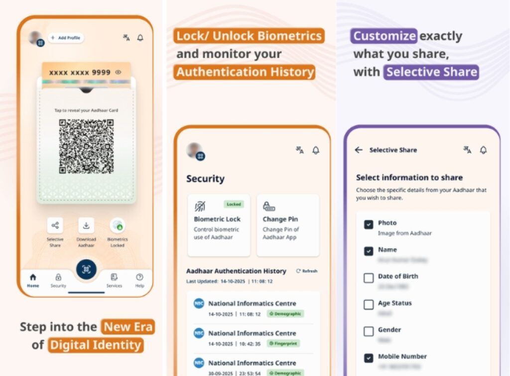 mAadhaar New Aadhaar App