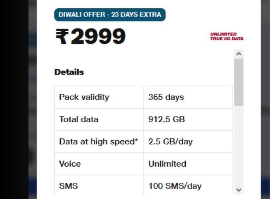 reliance jio announced special diwali offer