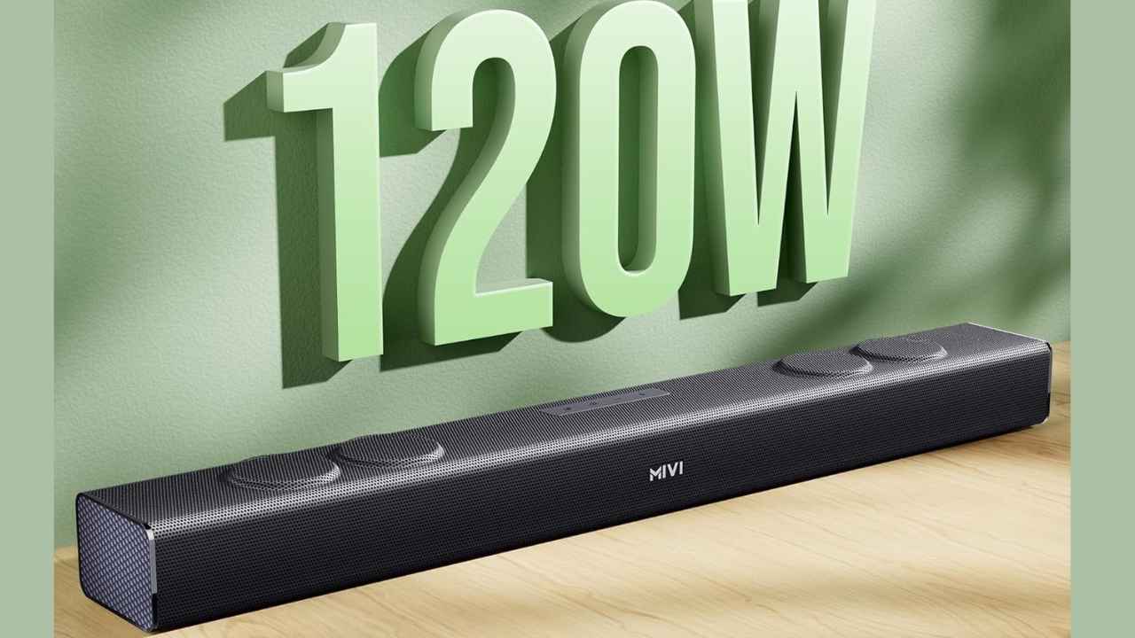 Mivi Soundbar, 2 സബ്‌വൂഫറുകൾക്കൊപ്പം വാങ്ങാം! 72 ശതമാനം ഡിസ്കൗണ്ടിൽ വിൽപ്പനയ്ക്ക്!