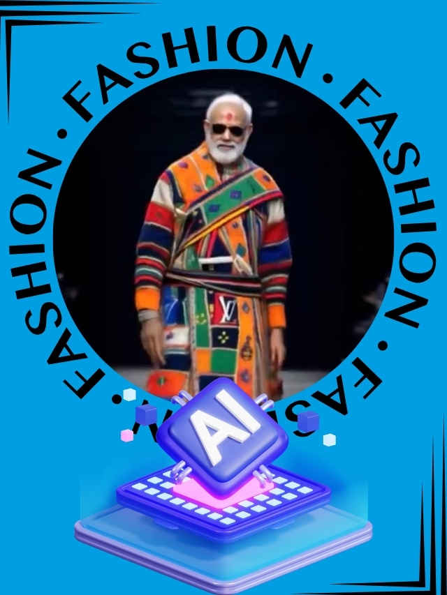 modi obama trump joe biden ai fashion show