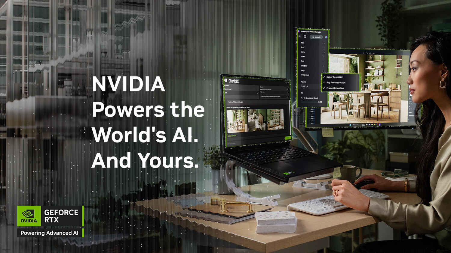 NVIDIA GeForce RTX Laptops are empowering the next era of AI innovation and creativity