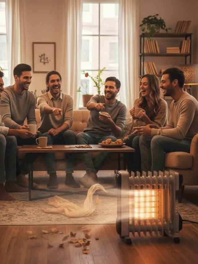 oilfilled heater banner