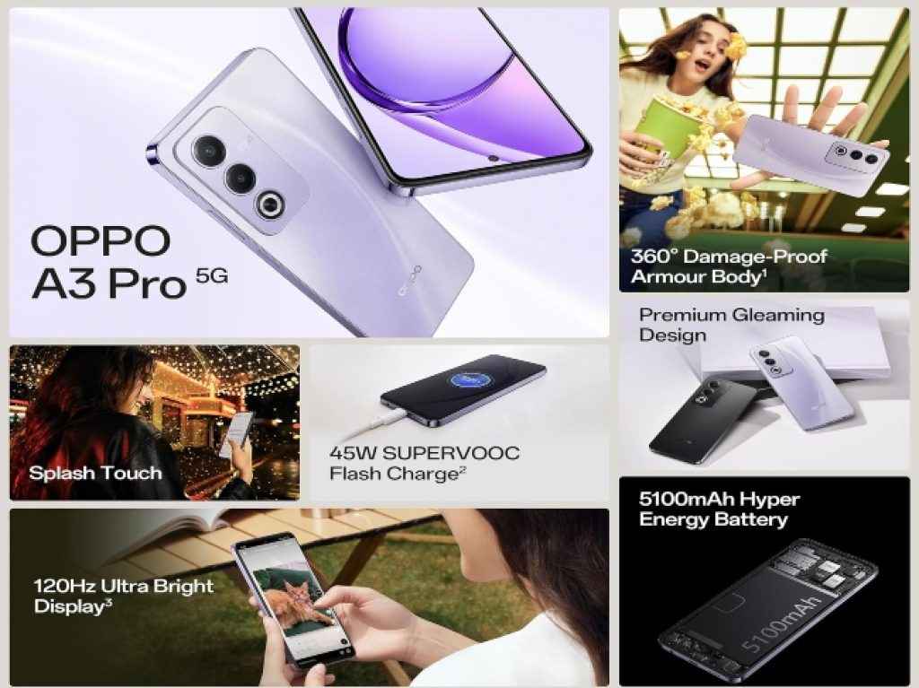 OPPO A3 Pro 5G launched in india 