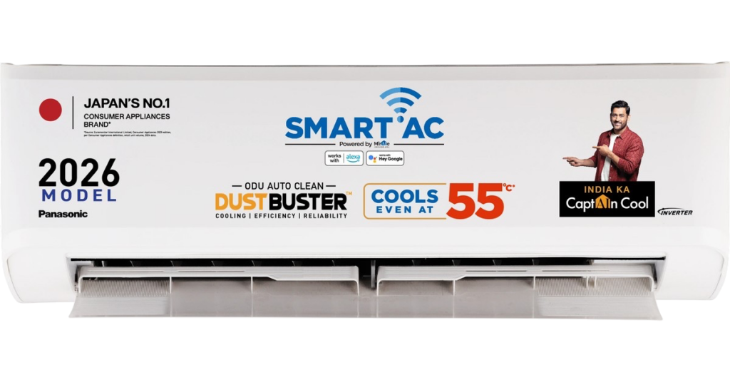 Panasonic 1.5-ton 3-Star Wi-Fi Smart AC