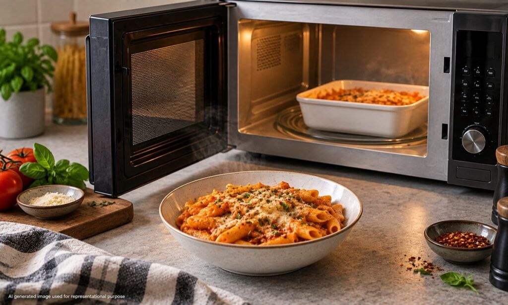 pasta in microwave