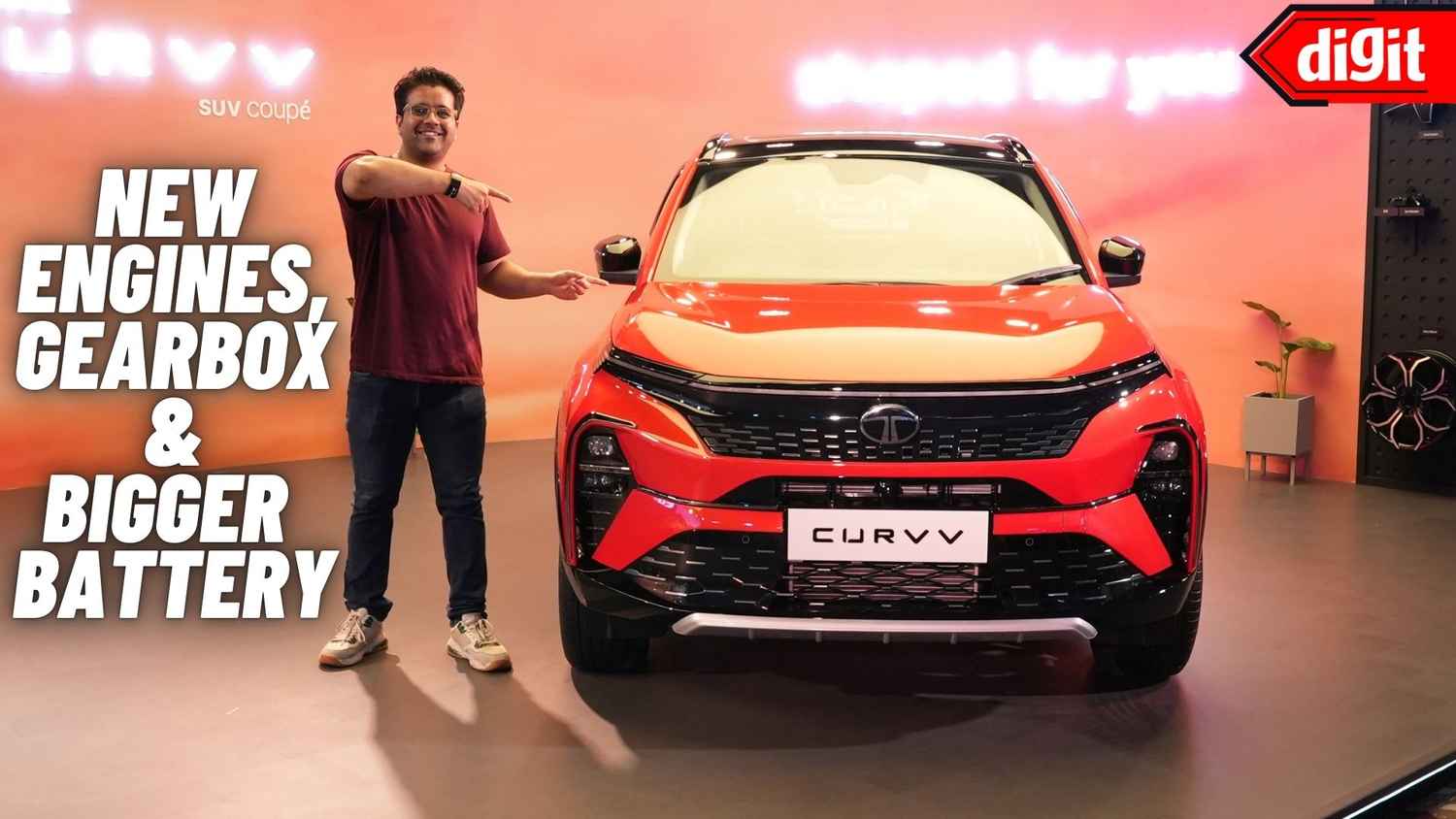 Tata Curvv Coupe SUV and Curvv.ev All New Design, Features And Engine Options Explained