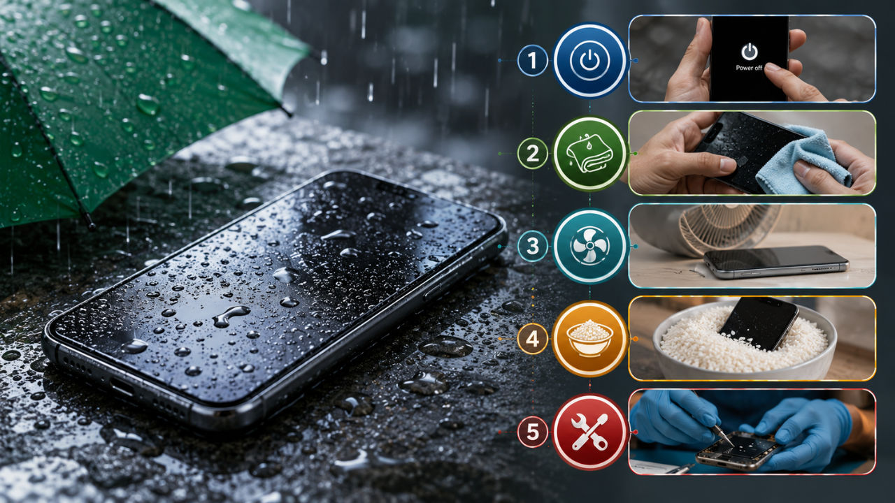 मॉनसून की बारिश में भीग गया है Mobile Phone.. अभी अपनाओ ये 5 टिप्स, फिर से चलने लगेगा चकाचक