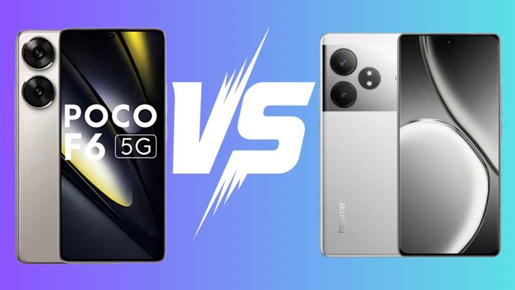 poco f6 vs realme GT 6T