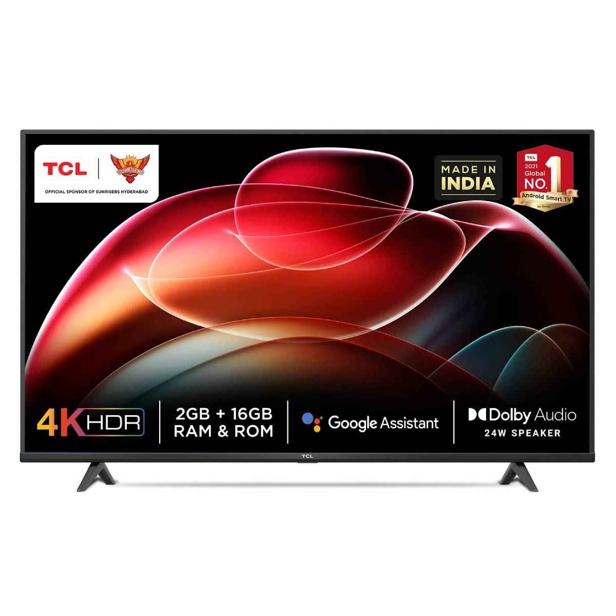 TCL 55 inches 4K Android LED TV (55P617)