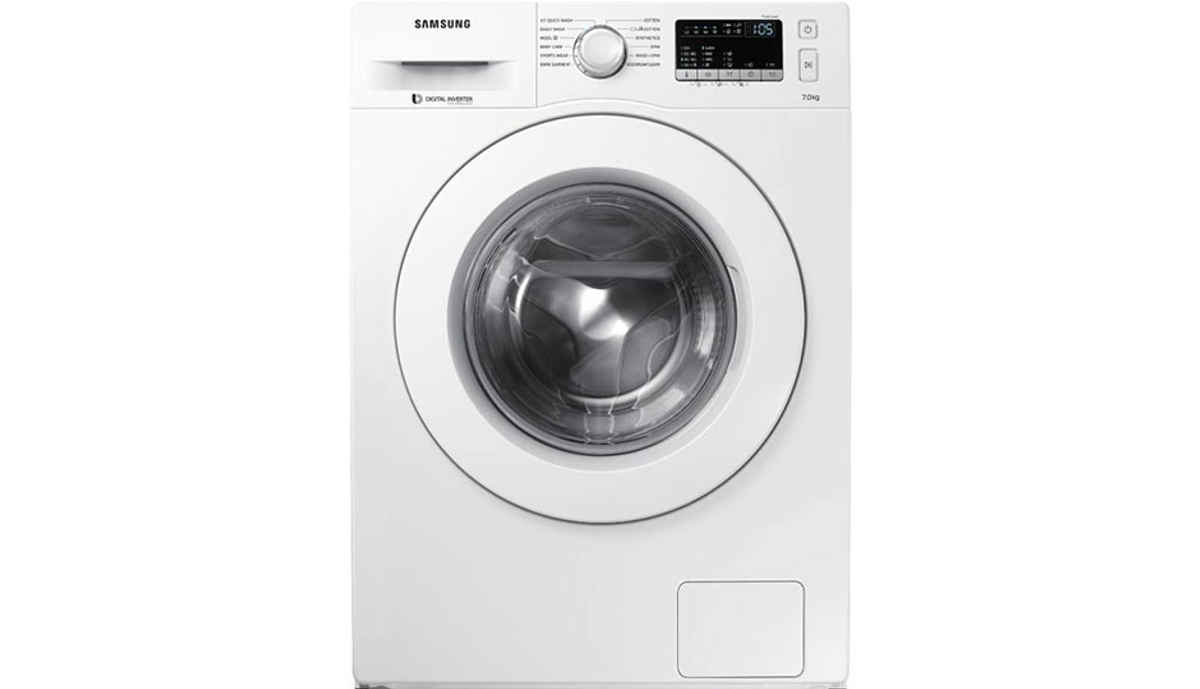Samsung 7  Fully Automatic Front Load Washing Machine White (WW70J4263MW/TL)