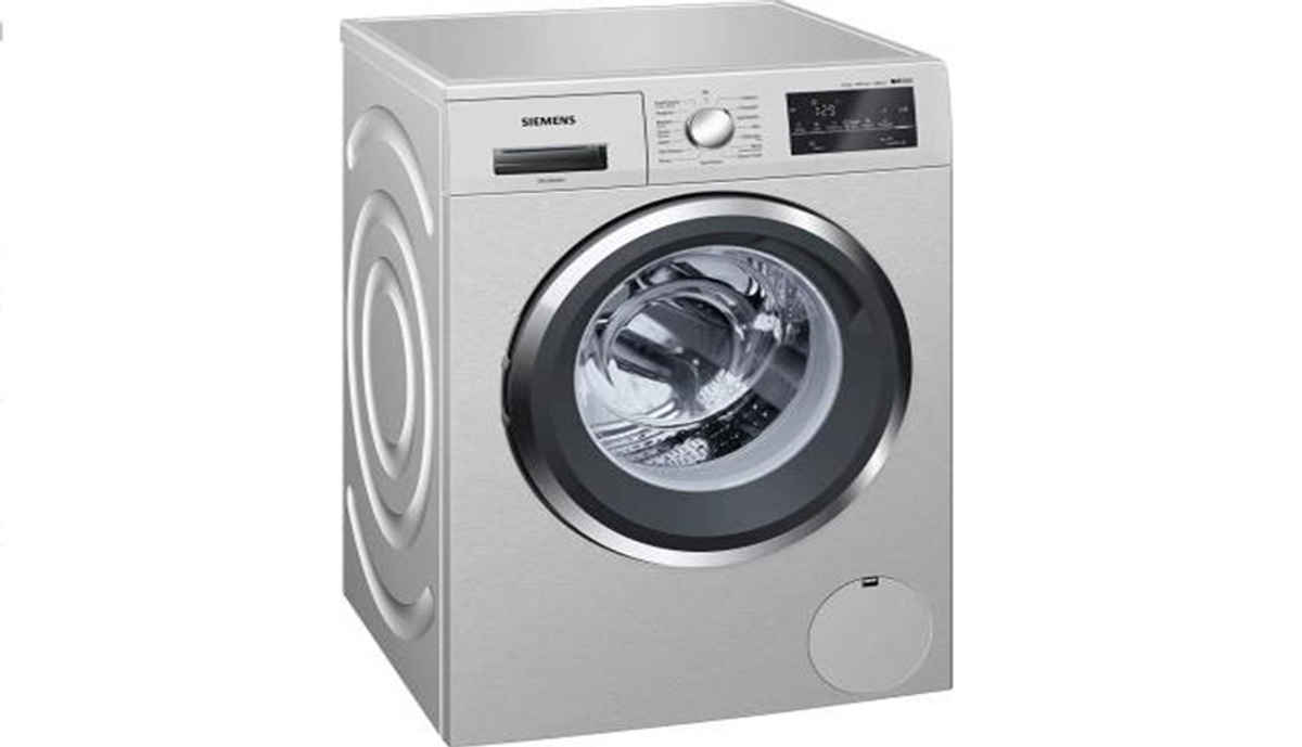Siemens 8 kg Fully Automatic Front Load Washing Machine Silver  (WM14T469IN)