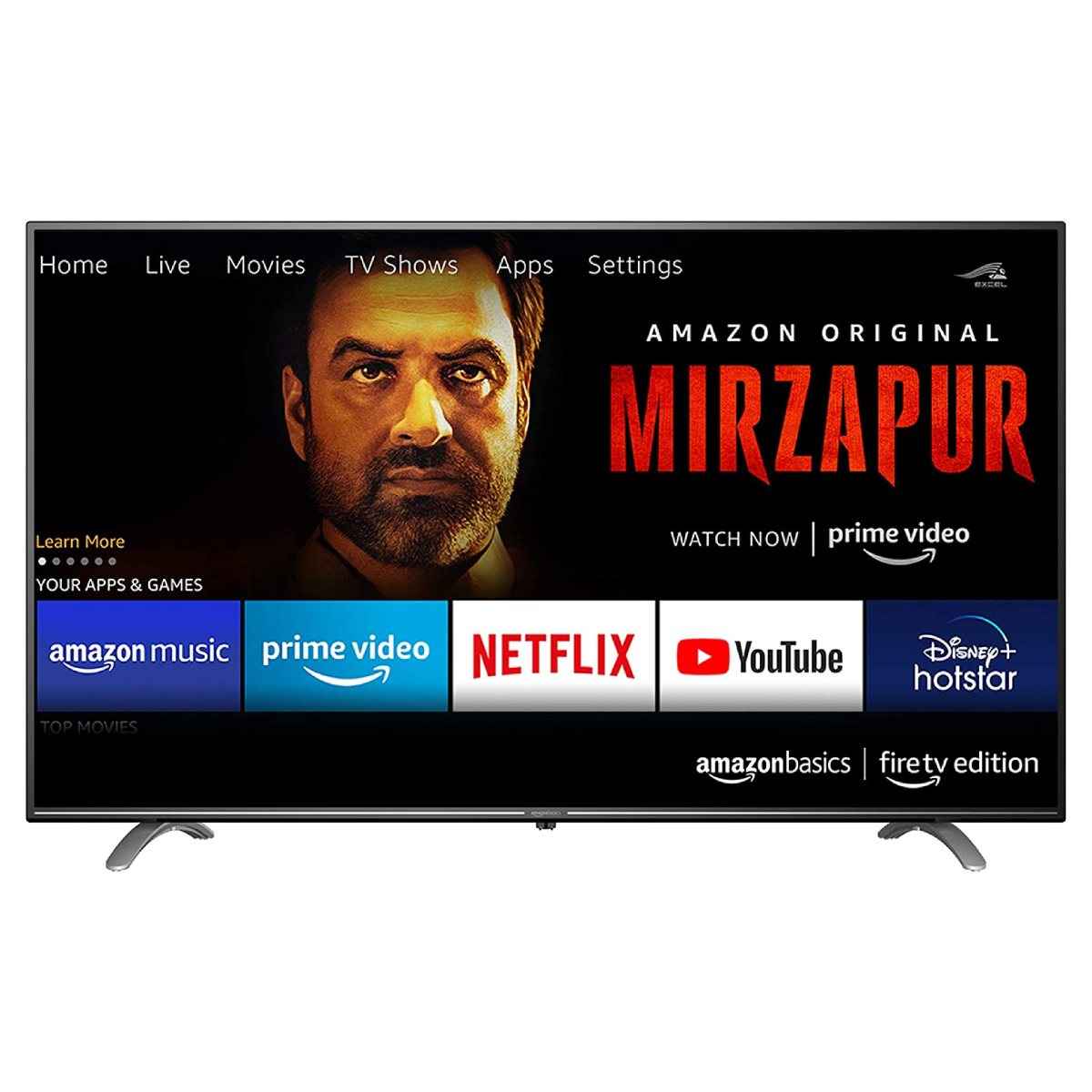 AmazonBasics 43 ಇಂಚುಗಳು Fire TV Edition 4K Ultra HD Smart LED TV (AB43U20PS) 