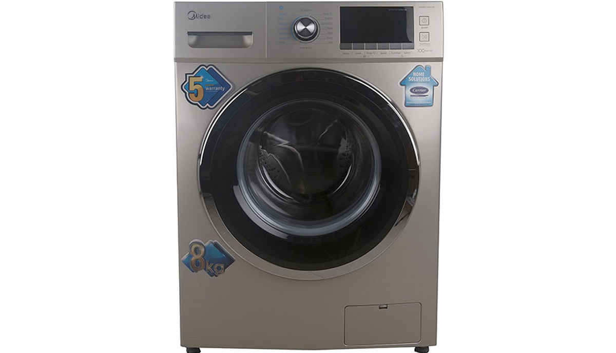 Midea 8  Fully-Automatic Front Loading Washing Machine (MWMFL080CDR, Golden)