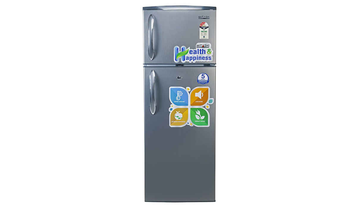 மிதாஷி 240 L 3 Star Direct-Cool Double-Door Refrigerator 
