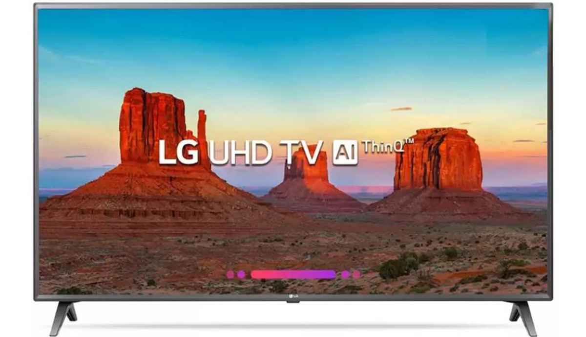 एलजी 108cm (43 inch) Ultra HD (4K) LED Smart टीवी 2018 Edition  (43UK6360PTE) 
