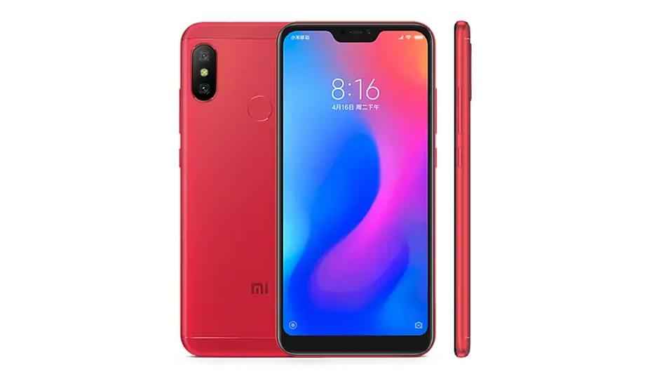 Redmi 6 Pro red color variant