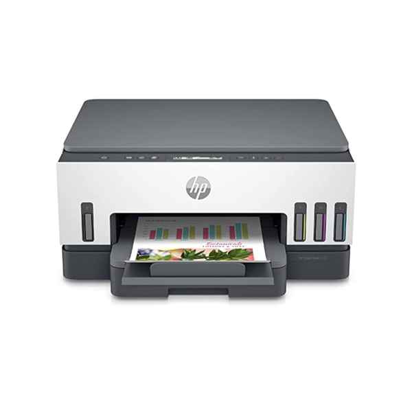 HP 720 WiFi Duplex Printer with Smart-Guided Button, Print