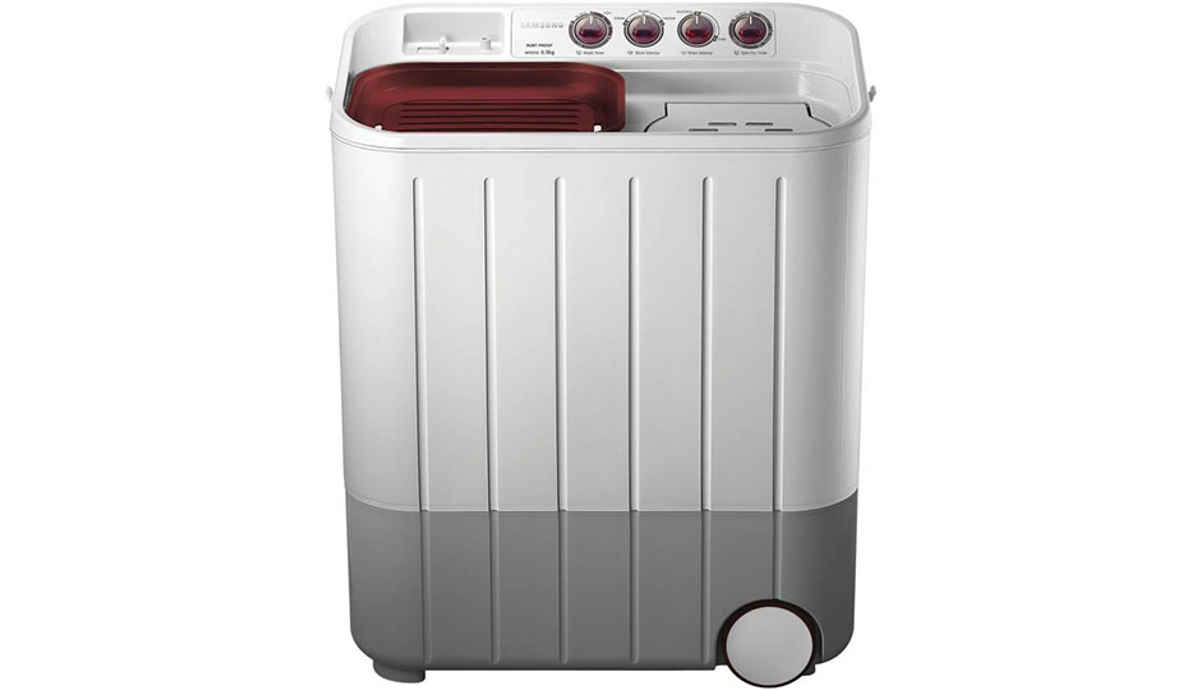 सैमसंग 6.5  Semi Automatic टॉप Load Washing Machine White (WT657QPNDPGXTL) 