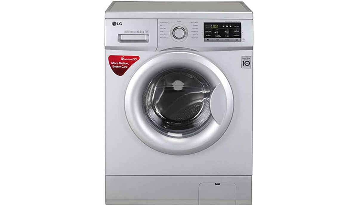 LG 6.5  Fully Automatic Front Load Washing Machine Silver (FH0G7WDNL52)