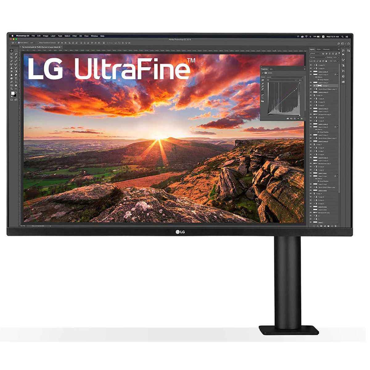 एलजी Ultrafine Ergo 31.5 इंच 4K Monitor (32UN880) 