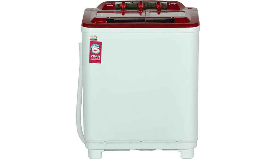 Godrej 6.5  Semi Automatic Top Load Washing Machine Red, Grey (GWS 6502 PPC RED)