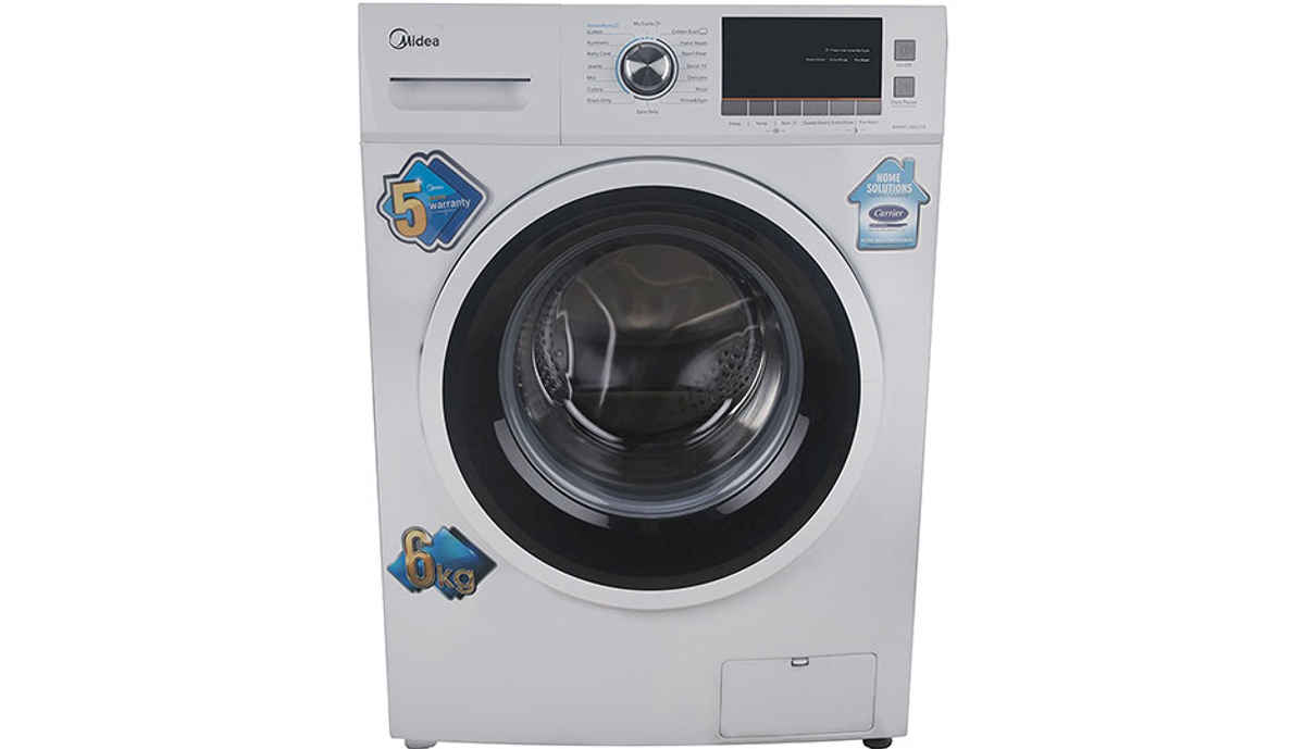 Midea 6  Fully-Automatic Front Loading Washing Machine (MWMFL060CPR, White)
