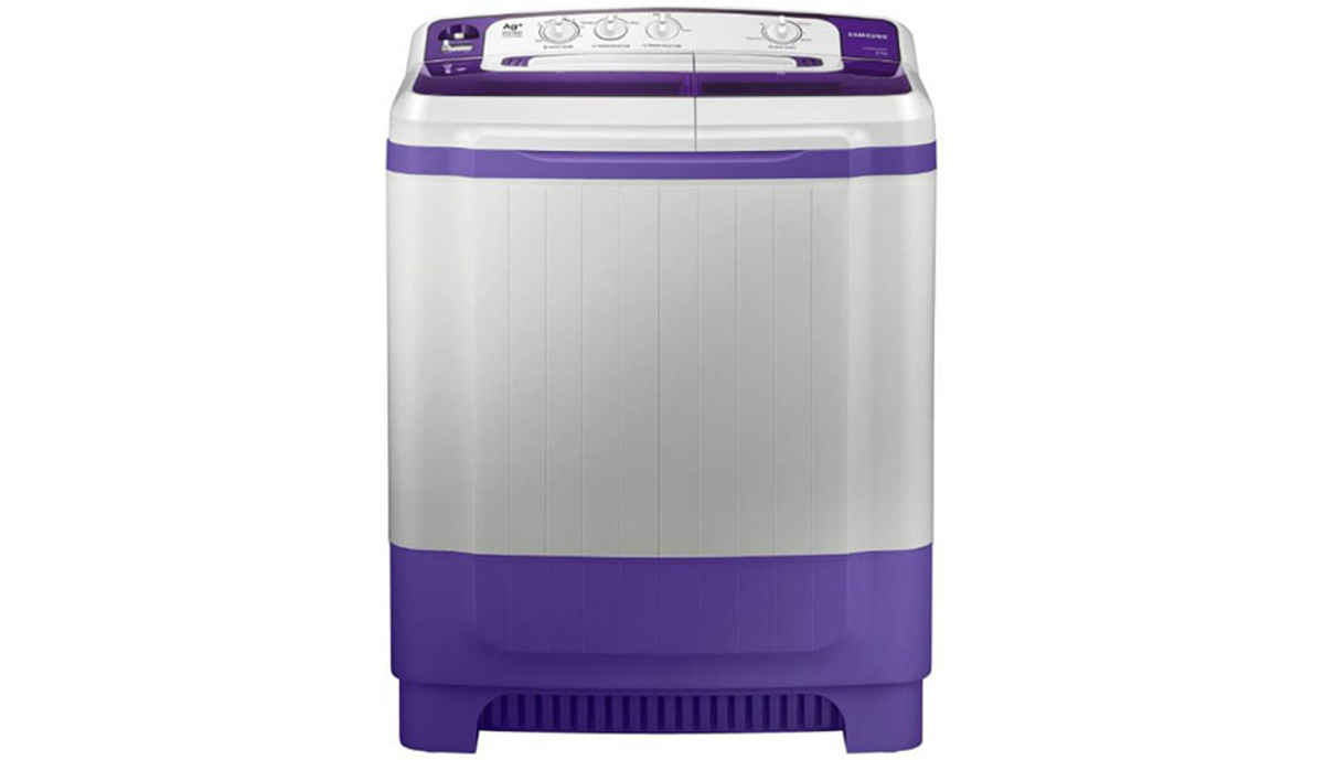 सैमसंग 8.5  Semi Automatic टॉप Load Washer Only White, Purple (WT85M4200HB/TL) 