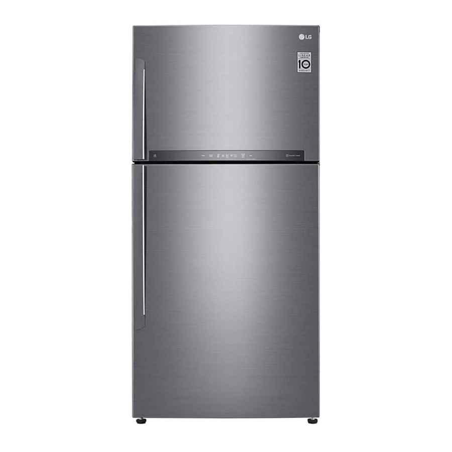 LG 630 L 3 Star Double Door Refrigerator (GR-H812HLHQ)
