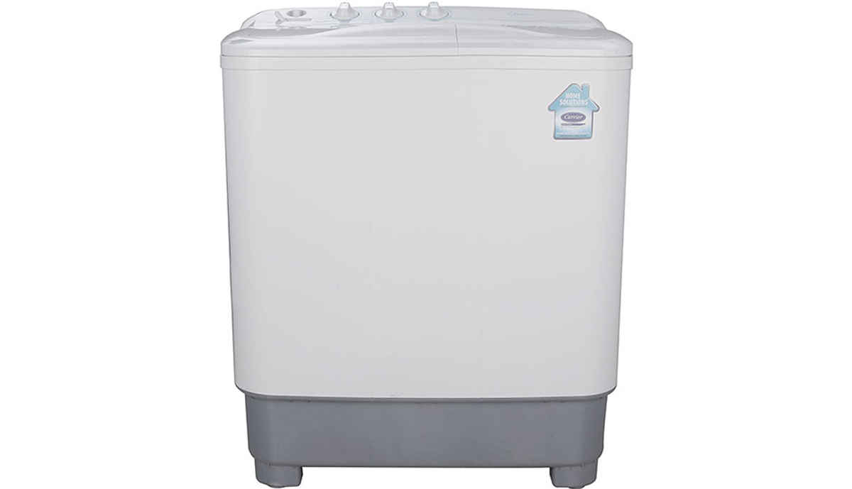 Midea 6.5  Semi-Automatic Top Loading Washing Machine (MWMSA065M02, White and Grey)