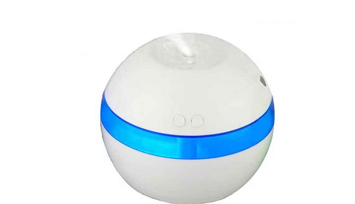 Newtronics Round Shape 200 ml Air Mist Silent Ultrasonic USB Humidifier Air Purifier