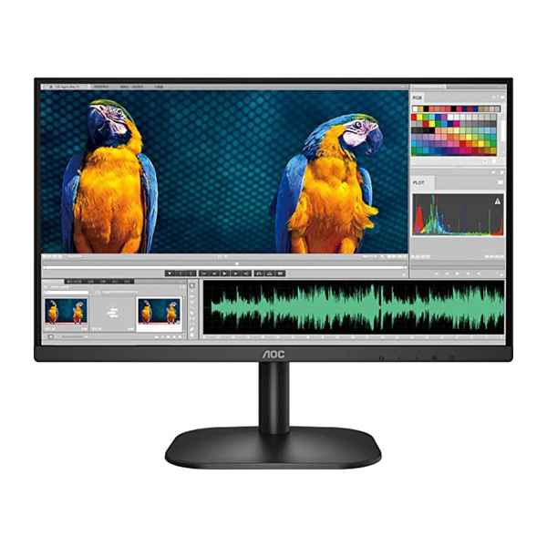 AOC 24B2XHM 60.45 cm (23.8") Ultra Slim Monitor with 3 Sided Frameless Design