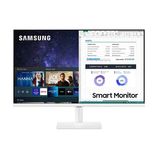 Samsung 27 inch Smart Monitor (LS27AM501NWXXL)