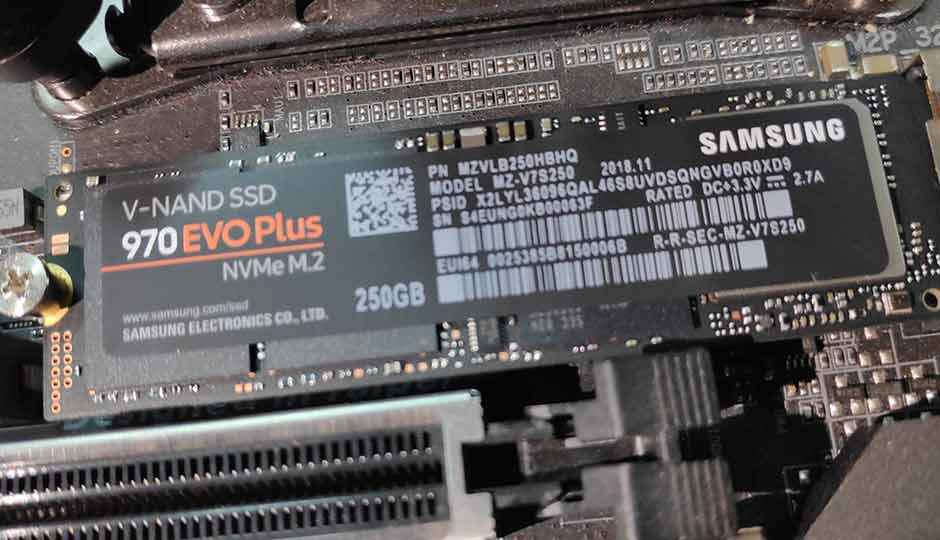 Samsung 970 EVO Plus NVMe M.2 SSD 250 GB