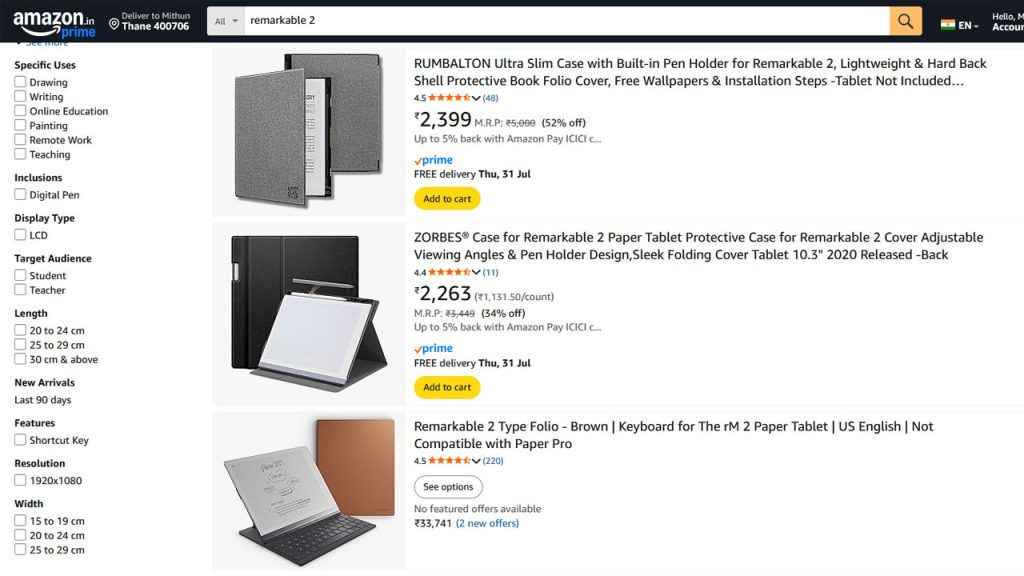 reMarkable 2 third-party folios