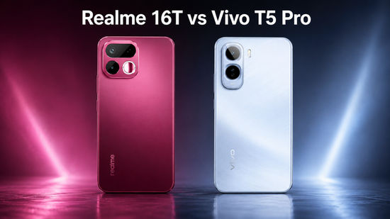 Realme 16T vs Vivo T5 Pro: कैमरा, बैटरी, स्पेक्स, कीमत और अन्य की तुलना
